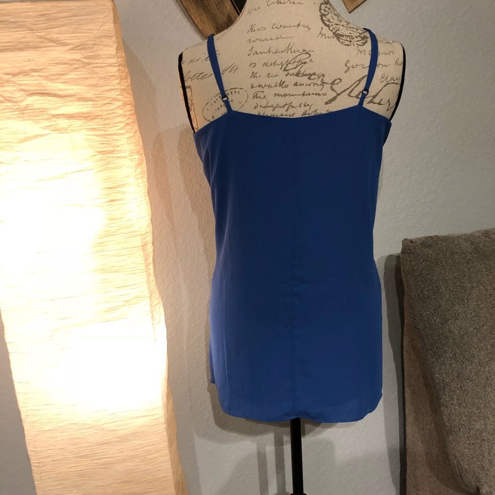 4[Karen Kane] NWOT! Spirit Water royal blue top - Picture 5 of 7